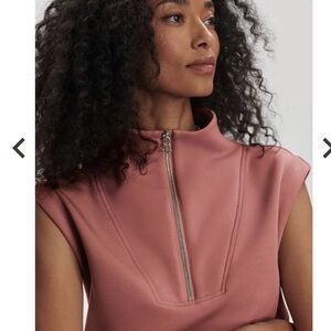 Varley High-Neck 1/2 Zip Tank